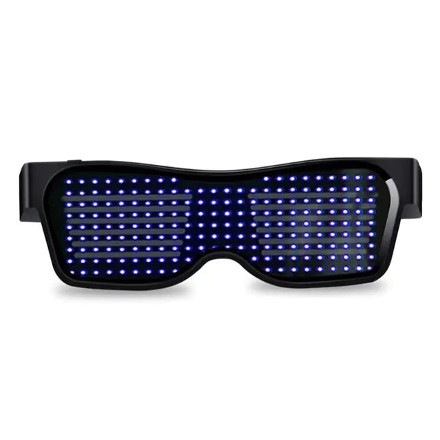Bluetooth LED Glasses with DIY Animation Editing