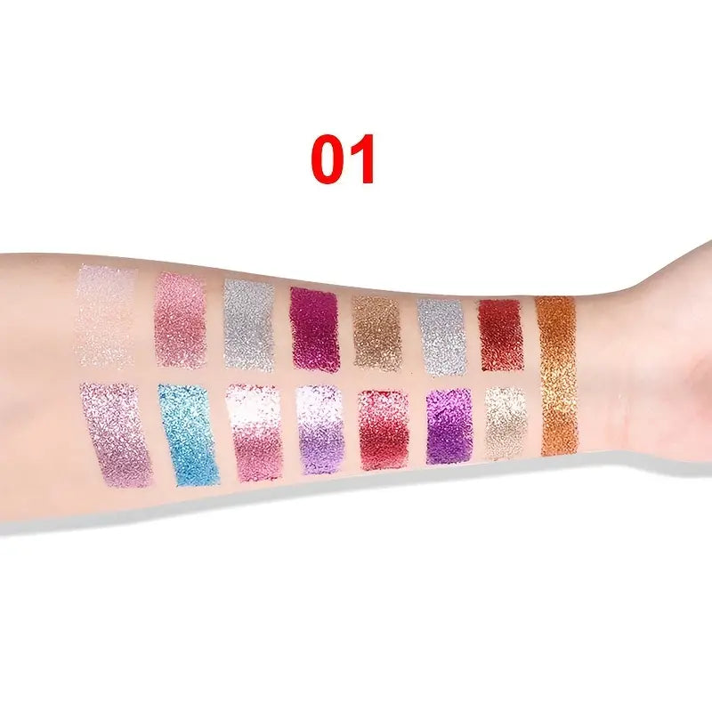 15 Colors Shimmer Glitter Eyeshadow Makeup Palette