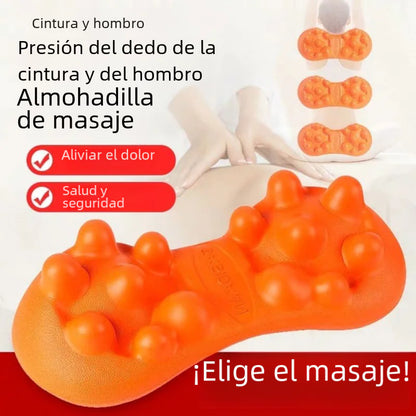 EVA Lumbar Massage Pillow and Neck Support Cushion