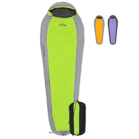TETON Sports Trailhead 20 Degree Sleeping Bag; Lightweight Warm Mummy Sleeping Bag Camping Backpacking Hiking