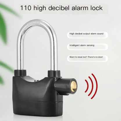 Smart Alarm Padlock with Zinc Alloy and Copper Core