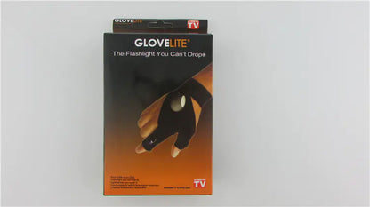 LED Flashlight Gloves for Camping and Night Running