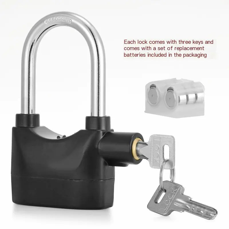 Smart Alarm Padlock with Zinc Alloy and Copper Core