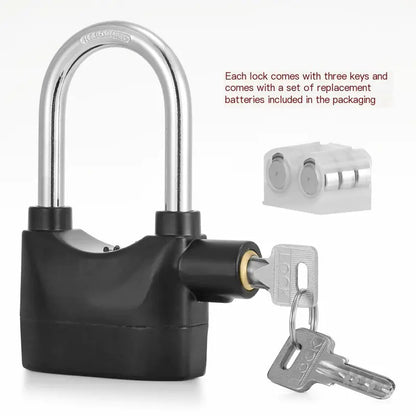 Smart Alarm Padlock with Zinc Alloy and Copper Core