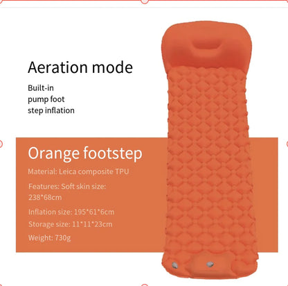 Portable Inflatable Camping Pad for Outdoor Use