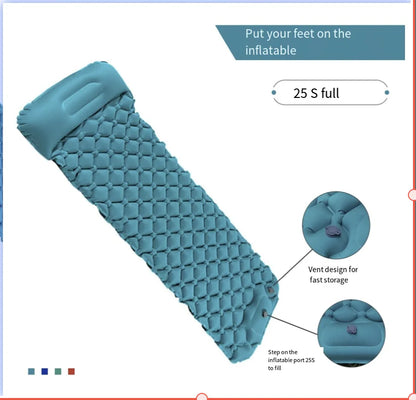 Portable Inflatable Camping Pad for Outdoor Use