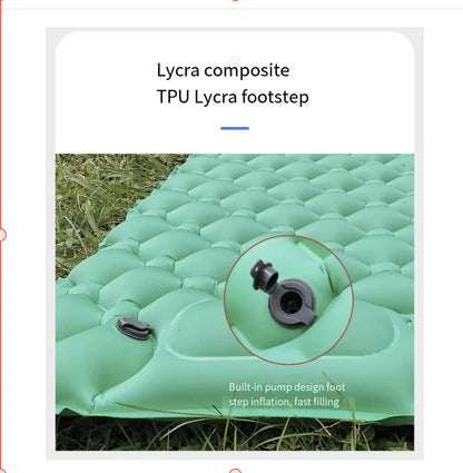 Portable Inflatable Camping Pad for Outdoor Use