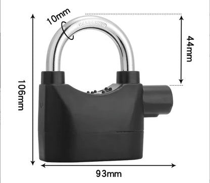Smart Alarm Padlock with Zinc Alloy and Copper Core